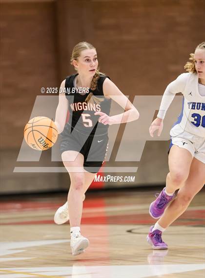 Thumbnail 1 in Denver Christian vs. Wiggins (CHSAA 3A Semis) photogallery.