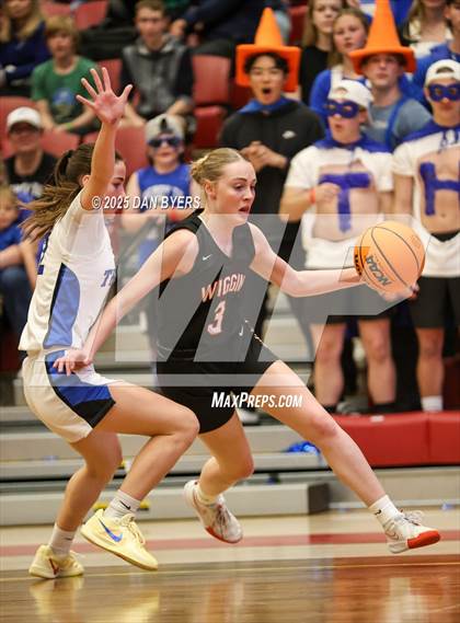Thumbnail 2 in Denver Christian vs. Wiggins (CHSAA 3A Semis) photogallery.