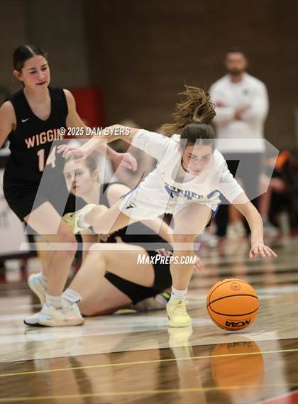 Thumbnail 3 in Denver Christian vs. Wiggins (CHSAA 3A Semis) photogallery.