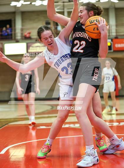 Thumbnail 3 in Denver Christian vs. Wiggins (CHSAA 3A Semis) photogallery.