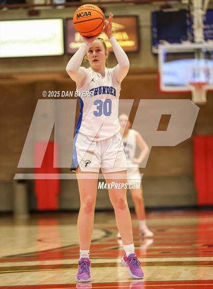 Thumbnail 1 in Denver Christian vs. Wiggins (CHSAA 3A Semis) photogallery.