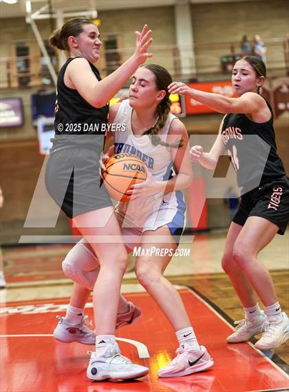 Thumbnail 2 in Denver Christian vs. Wiggins (CHSAA 3A Semis) photogallery.