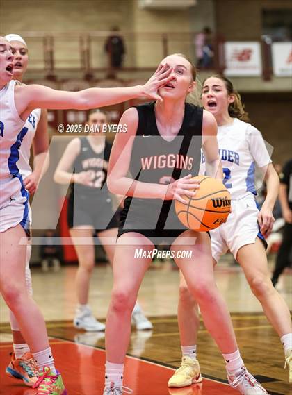 Thumbnail 3 in Denver Christian vs. Wiggins (CHSAA 3A Semis) photogallery.