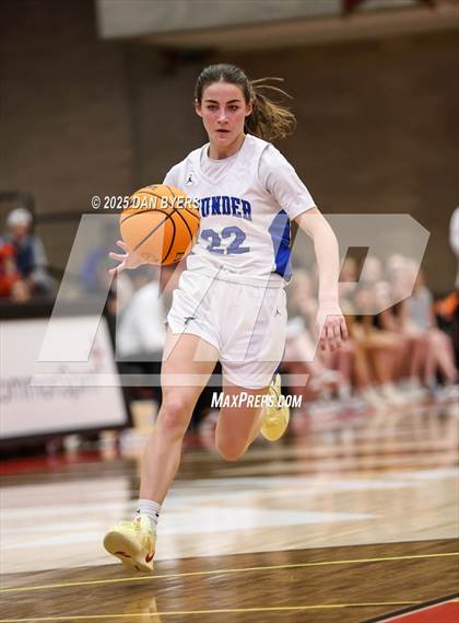 Thumbnail 3 in Denver Christian vs. Wiggins (CHSAA 3A Semis) photogallery.