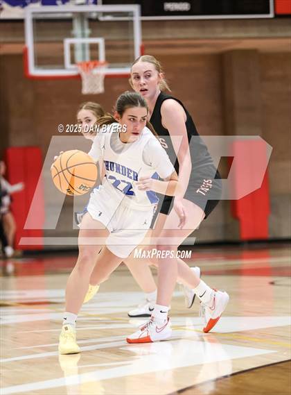 Thumbnail 1 in Denver Christian vs. Wiggins (CHSAA 3A Semis) photogallery.
