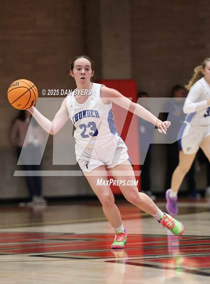 Thumbnail 3 in Denver Christian vs. Wiggins (CHSAA 3A Semis) photogallery.