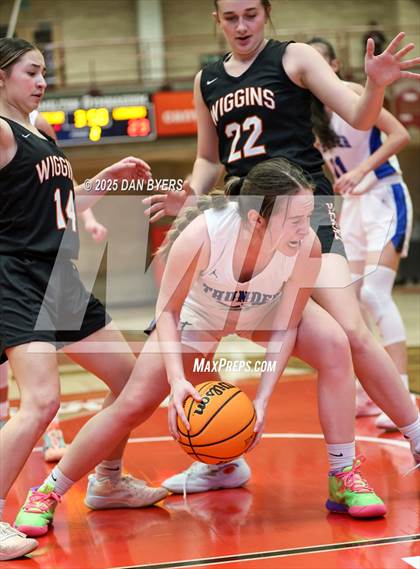 Thumbnail 2 in Denver Christian vs. Wiggins (CHSAA 3A Semis) photogallery.