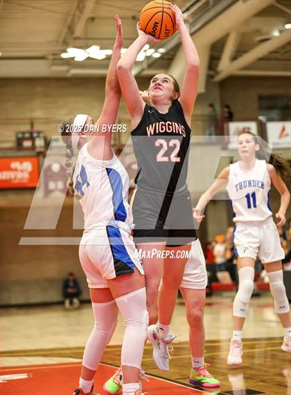 Thumbnail 3 in Denver Christian vs. Wiggins (CHSAA 3A Semis) photogallery.