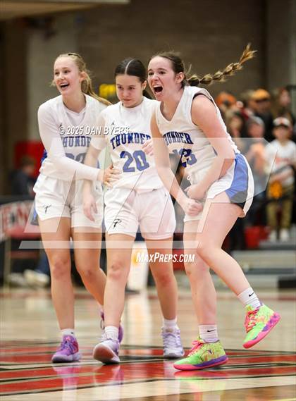Thumbnail 1 in Denver Christian vs. Wiggins (CHSAA 3A Semis) photogallery.