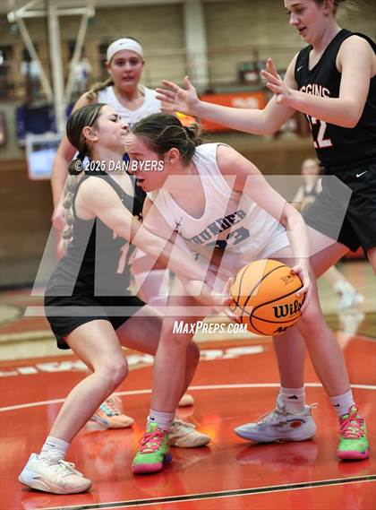Thumbnail 1 in Denver Christian vs. Wiggins (CHSAA 3A Semis) photogallery.