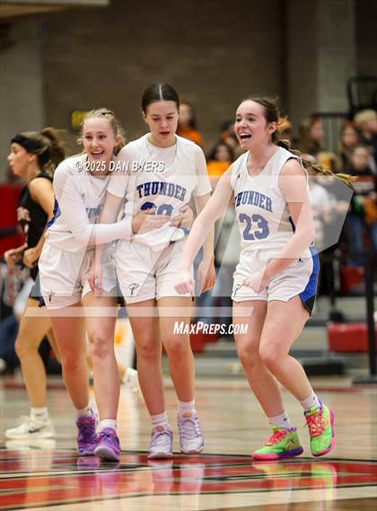 Thumbnail 3 in Denver Christian vs. Wiggins (CHSAA 3A Semis) photogallery.