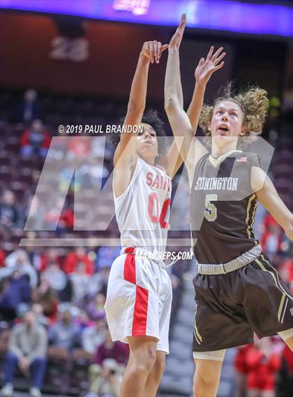 Thumbnail 2 in Stonington vs St. Bernard (CIAC ECC D2 Final) photogallery.