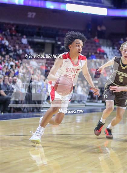 Thumbnail 2 in Stonington vs St. Bernard (CIAC ECC D2 Final) photogallery.