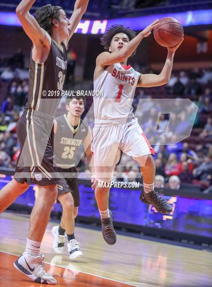 Thumbnail 2 in Stonington vs St. Bernard (CIAC ECC D2 Final) photogallery.