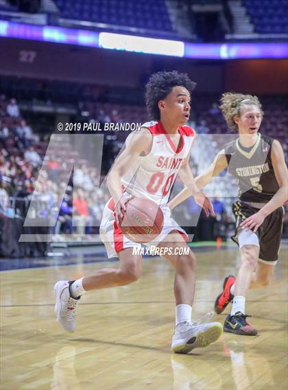 Thumbnail 2 in Stonington vs St. Bernard (CIAC ECC D2 Final) photogallery.