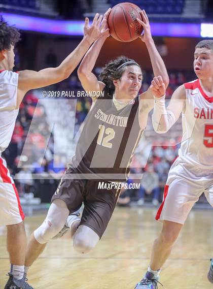 Thumbnail 3 in Stonington vs St. Bernard (CIAC ECC D2 Final) photogallery.