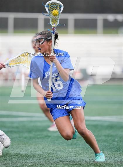 Thumbnail 2 in Mercer Island vs Seattle Prep (WSLA Final) photogallery.