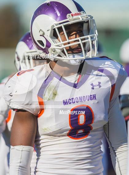 Thumbnail 2 in McDonough @ Surrattsville (MPSSAA 1A First Round) photogallery.