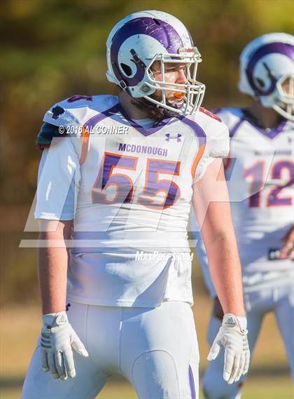 Thumbnail 1 in McDonough @ Surrattsville (MPSSAA 1A First Round) photogallery.