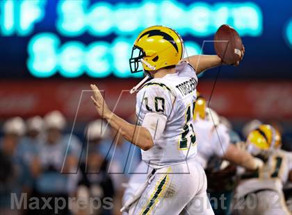 Thumbnail 3 in Villa Park vs. Edison (CIF SS Southwest Division Final) photogallery.
