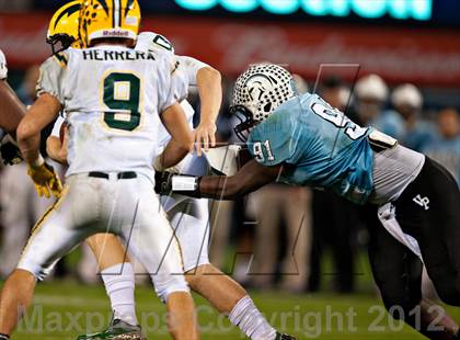 Thumbnail 2 in Villa Park vs. Edison (CIF SS Southwest Division Final) photogallery.
