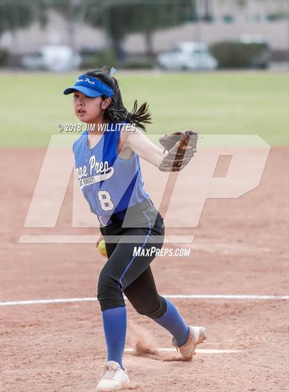 Thumbnail 1 in Tempe Prep vs Ash Fork (Chandler Prep Softball Classic) photogallery.