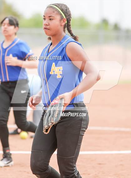 Thumbnail 3 in Tempe Prep vs Ash Fork (Chandler Prep Softball Classic) photogallery.