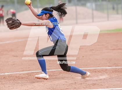 Thumbnail 2 in Tempe Prep vs Ash Fork (Chandler Prep Softball Classic) photogallery.
