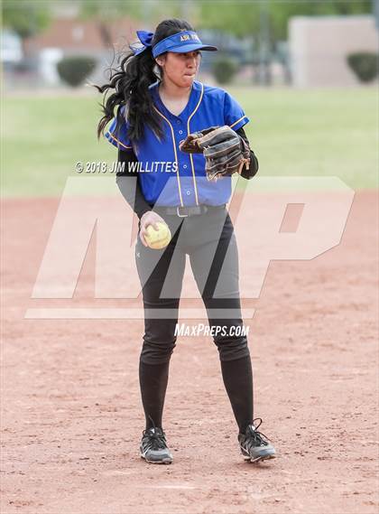 Thumbnail 2 in Tempe Prep vs Ash Fork (Chandler Prep Softball Classic) photogallery.