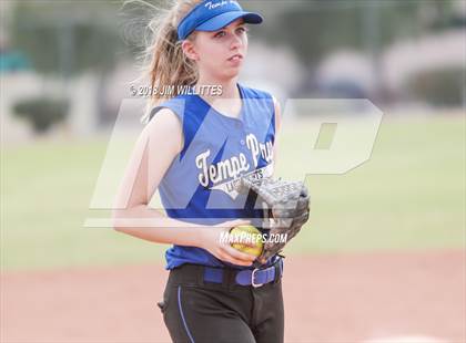 Thumbnail 1 in Tempe Prep vs Ash Fork (Chandler Prep Softball Classic) photogallery.