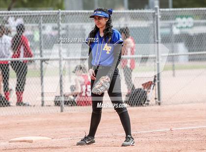 Thumbnail 3 in Tempe Prep vs Ash Fork (Chandler Prep Softball Classic) photogallery.