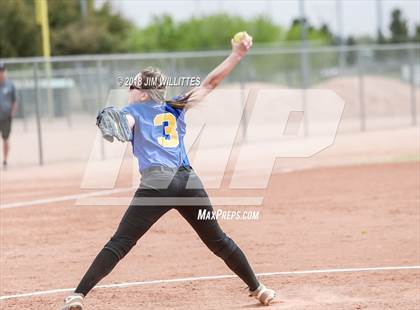 Thumbnail 2 in Tempe Prep vs Ash Fork (Chandler Prep Softball Classic) photogallery.