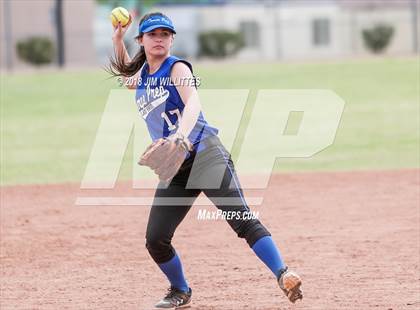 Thumbnail 3 in Tempe Prep vs Ash Fork (Chandler Prep Softball Classic) photogallery.