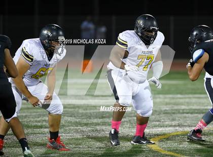 Thumbnail 2 in Fairmont Prep vs. Firebaugh photogallery.
