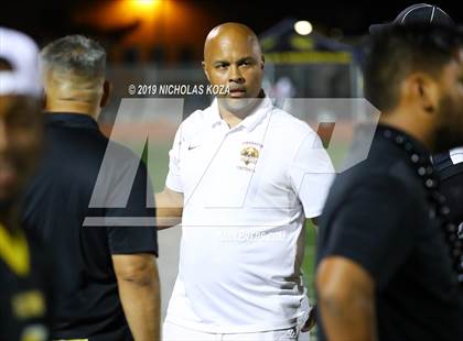 Thumbnail 2 in Fairmont Prep vs. Firebaugh photogallery.