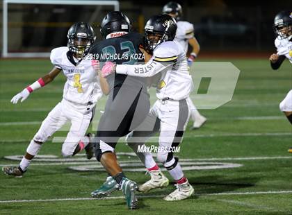 Thumbnail 2 in Fairmont Prep vs. Firebaugh photogallery.