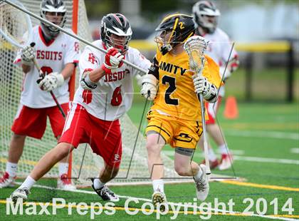 Thumbnail 3 in Amity Regional vs. Fairfield Prep (SCC Semifinal) photogallery.