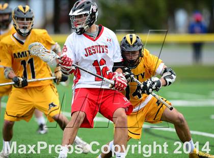 Thumbnail 2 in Amity Regional vs. Fairfield Prep (SCC Semifinal) photogallery.