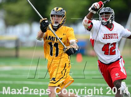 Thumbnail 3 in Amity Regional vs. Fairfield Prep (SCC Semifinal) photogallery.