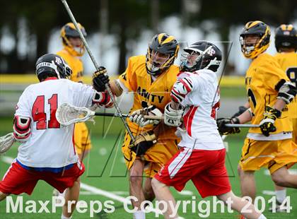 Thumbnail 3 in Amity Regional vs. Fairfield Prep (SCC Semifinal) photogallery.