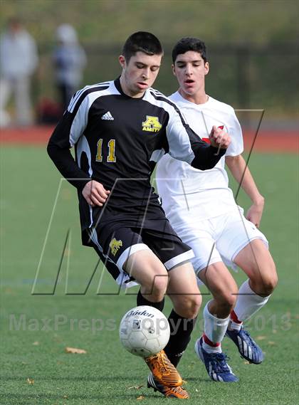 Thumbnail 3 in Amity @ Greenwich (CIAC Class LL Quarterfinal) photogallery.