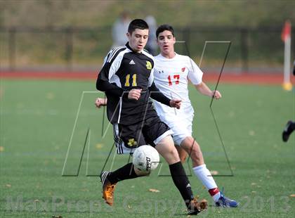 Thumbnail 2 in Amity @ Greenwich (CIAC Class LL Quarterfinal) photogallery.