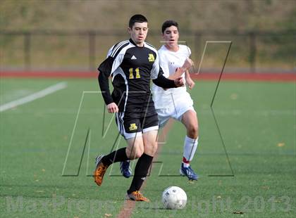 Thumbnail 3 in Amity @ Greenwich (CIAC Class LL Quarterfinal) photogallery.