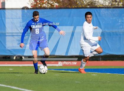 Thumbnail 2 in New Rochelle vs. Calhoun (NYSPHSAA Class AA Semifinal) photogallery.