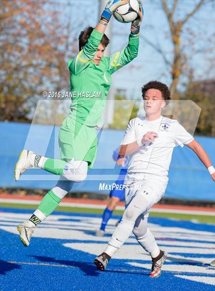 Thumbnail 2 in New Rochelle vs. Calhoun (NYSPHSAA Class AA Semifinal) photogallery.