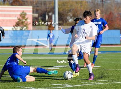 Thumbnail 3 in New Rochelle vs. Calhoun (NYSPHSAA Class AA Semifinal) photogallery.