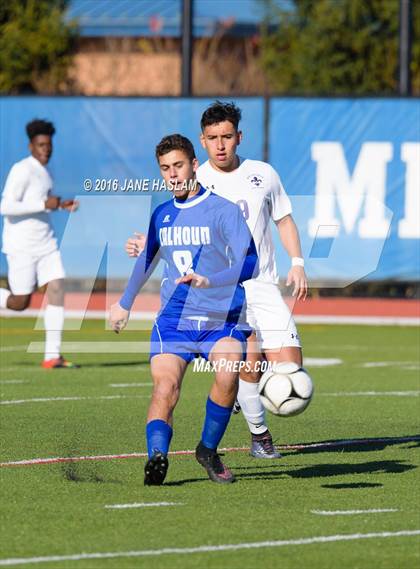 Thumbnail 3 in New Rochelle vs. Calhoun (NYSPHSAA Class AA Semifinal) photogallery.