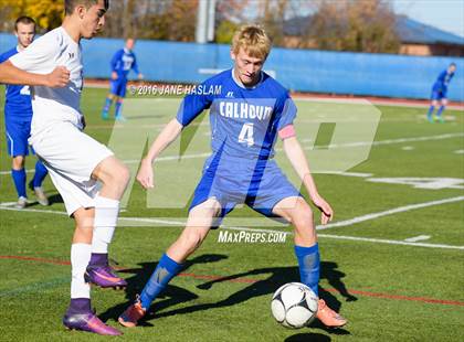 Thumbnail 2 in New Rochelle vs. Calhoun (NYSPHSAA Class AA Semifinal) photogallery.