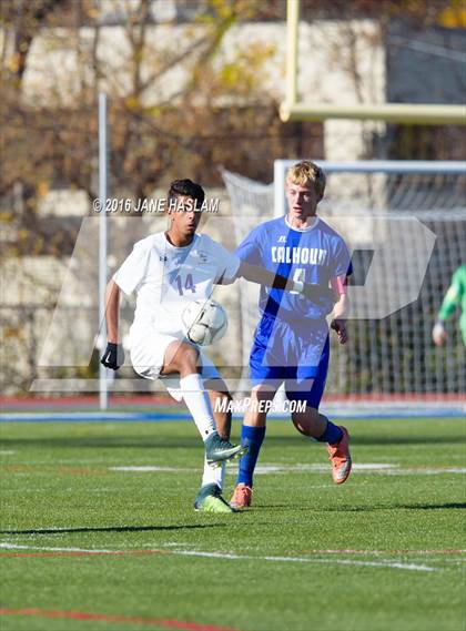 Thumbnail 1 in New Rochelle vs. Calhoun (NYSPHSAA Class AA Semifinal) photogallery.
