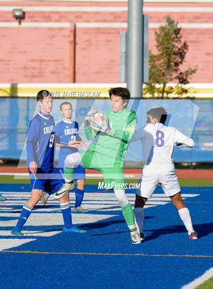 Thumbnail 3 in New Rochelle vs. Calhoun (NYSPHSAA Class AA Semifinal) photogallery.